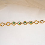 Load image into Gallery viewer, 9K Gold Bracelet with Multicolour Stones
