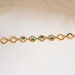Load image into Gallery viewer, 9K Gold Bracelet with Multicolour Stones Caia