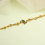 Load image into Gallery viewer, 9K Gold Bracelet with Multicolour Stones Caia