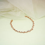 Load image into Gallery viewer, 9K Rose Gold Bracelet with CZ Stones Caia