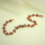 Load image into Gallery viewer, 9K Rose Gold Bracelet with Multicolour Stones Caia
