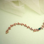 Load image into Gallery viewer, 9K Rose Gold Bracelet with Multicolour Stones