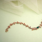 Load image into Gallery viewer, 9K Rose Gold Bracelet with Multicolour Stones Caia