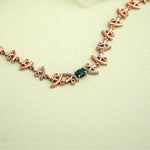 Load image into Gallery viewer, 9K Rose Gold Bracelet with Multicolour Stones Caia
