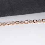 Load image into Gallery viewer, 9K Rose Gold Bracelet with CZ Stones Caia