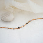 Load image into Gallery viewer, 9K Rose Gold Bracelet with Multicolour Stones