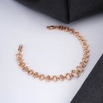 Load image into Gallery viewer, 9K Rose Gold Bracelet with CZ Stones Caia