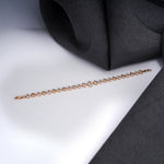 Load image into Gallery viewer, 9K Rose Gold Bracelet with CZ Stones