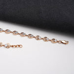Load image into Gallery viewer, 9K Rose Gold Bracelet with CZ Stones Caia