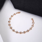 Load image into Gallery viewer, 9K Rose Gold Bracelet with CZ Stones Caia