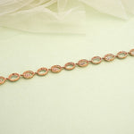 Load image into Gallery viewer, 9K Rose Gold Bracelet with CZ Stones Caia