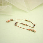 Load image into Gallery viewer, 9K Rose Gold Bracelet with CZ Stones Caia