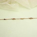 Load image into Gallery viewer, 9K Rose Gold Bracelet with CZ Stones Caia