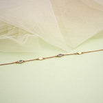 Load image into Gallery viewer, 9K Rose Gold Bracelet with CZ Stones Caia