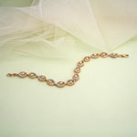 Load image into Gallery viewer, 9K Rose Gold Bracelet with CZ Stones Caia