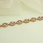 Load image into Gallery viewer, 9K Rose Gold Bracelet with CZ Stones Caia