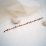 Load image into Gallery viewer, 9K Rose Gold Bracelet with CZ Stones Caia