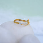 Load image into Gallery viewer, 9K Gold Ring with CZ Stones Caia