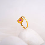 Load image into Gallery viewer, 9K Gold Ring with Colour Stone Caia