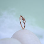 Load image into Gallery viewer, 9K Rose Gold Infinity Ring