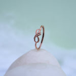 Load image into Gallery viewer, 9K Rose Gold Infinity Ring Caia