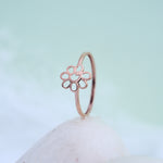Load image into Gallery viewer, 9K Rose Gold Floral Ring