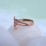 Load image into Gallery viewer, 9K Rose Gold Floral Ring