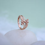 Load image into Gallery viewer, 9K Rose Gold Floral Ring