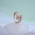 Load image into Gallery viewer, 9K Rose Gold Floral Ring Caia
