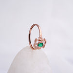 Load image into Gallery viewer, 9K Rose Gold Ring with Colour Stone