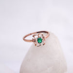Load image into Gallery viewer, 9K Rose Gold Ring with Colour Stone Caia