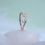 Load image into Gallery viewer, 9K Rose Gold Ring Caia