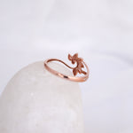 Load image into Gallery viewer, 9K Rose Gold Floral Ring