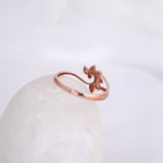 Load image into Gallery viewer, 9K Rose Gold Floral Ring Caia