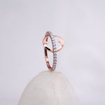 Load image into Gallery viewer, 9K Rose Gold Ring with CZ Stones Caia