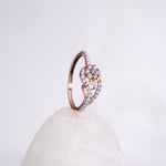 Load image into Gallery viewer, 9K Rose Gold Ring with CZ Stones Caia