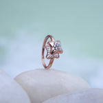 Load image into Gallery viewer, 9K Rose Gold Ring with CZ Stones Caia