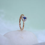 Load image into Gallery viewer, 9K Rose Gold Ring with Multicolour Stones Caia