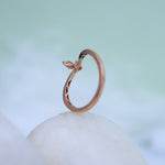 Load image into Gallery viewer, 9K Rose Gold Ring with CZ Stones Caia