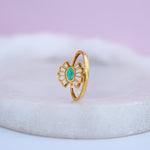 Load image into Gallery viewer, 9K Gold Ring with Colour Stone Caia