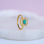 Load image into Gallery viewer, 9K Gold Ring with Colour Stone Caia