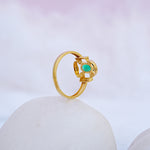 Load image into Gallery viewer, 9K Gold Ring with Colour Stone