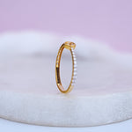 Load image into Gallery viewer, 9K Gold Ring with CZ Stones Caia