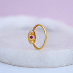 Load image into Gallery viewer, 9K Gold Ring with Colour Stone Caia