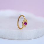 Load image into Gallery viewer, 9K Gold Ring with Colour Stone Caia