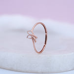 Load image into Gallery viewer, 9K Rose Gold Leaf Ring
