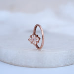 Load image into Gallery viewer, 9K Rose Gold Ring with CZ Stones Caia