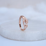 Load image into Gallery viewer, 9K Rose Gold Floral Ring Caia