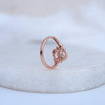 Load image into Gallery viewer, 9K Rose Gold Infinity Ring Caia