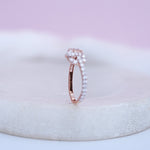 Load image into Gallery viewer, 9K Rose Gold Ring with CZ Stones Caia